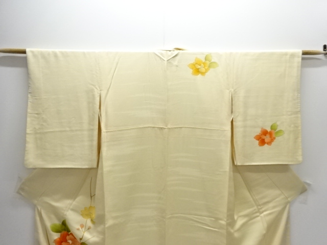  枝花模様訪問着